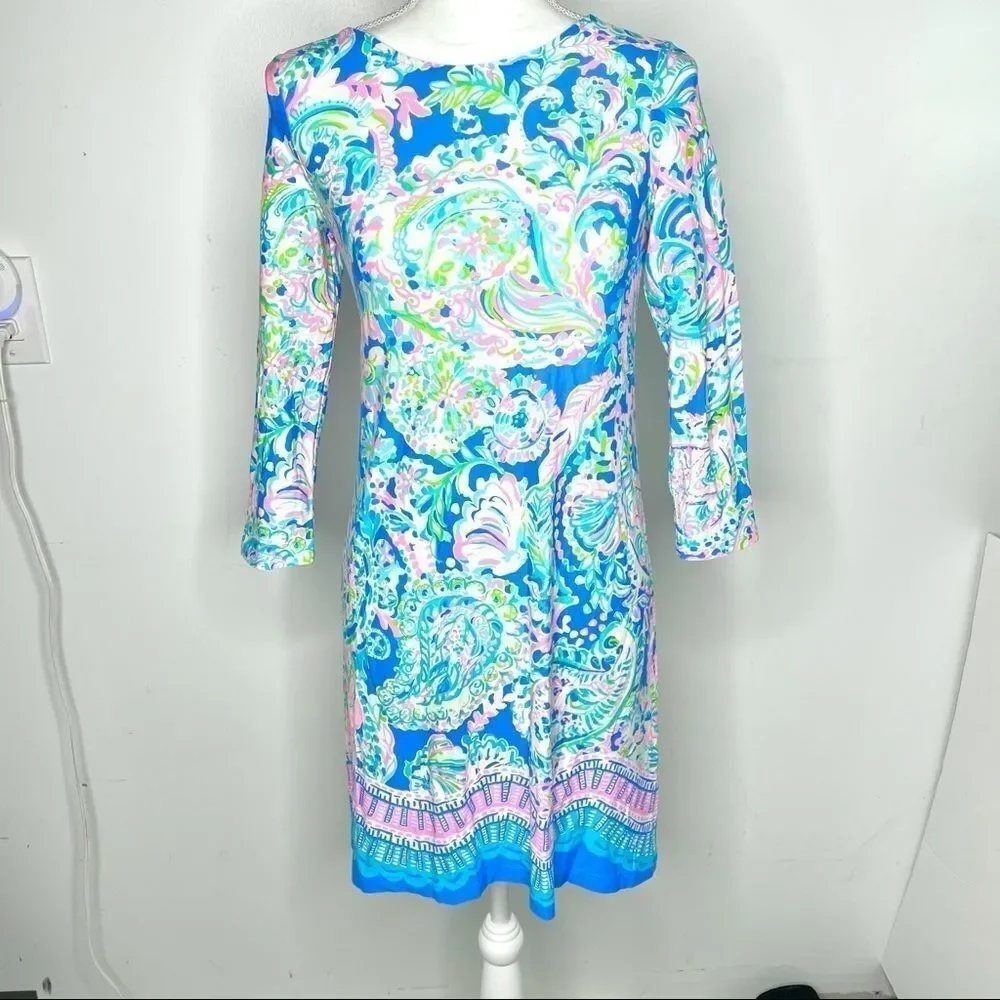 NWT Lilly Pulitzer Ophelia Dress Dream Team - XS - Picture 1 of 7